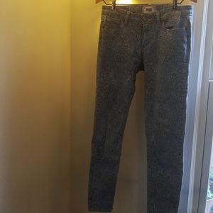 PAIGE Aruba Paisley Skinny Jeans